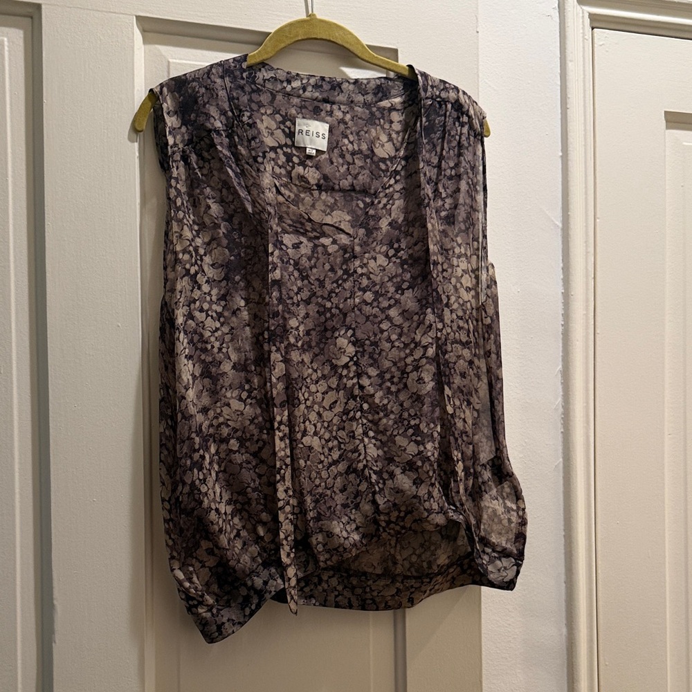 Reiss Multicolor Sleeveless Blouse